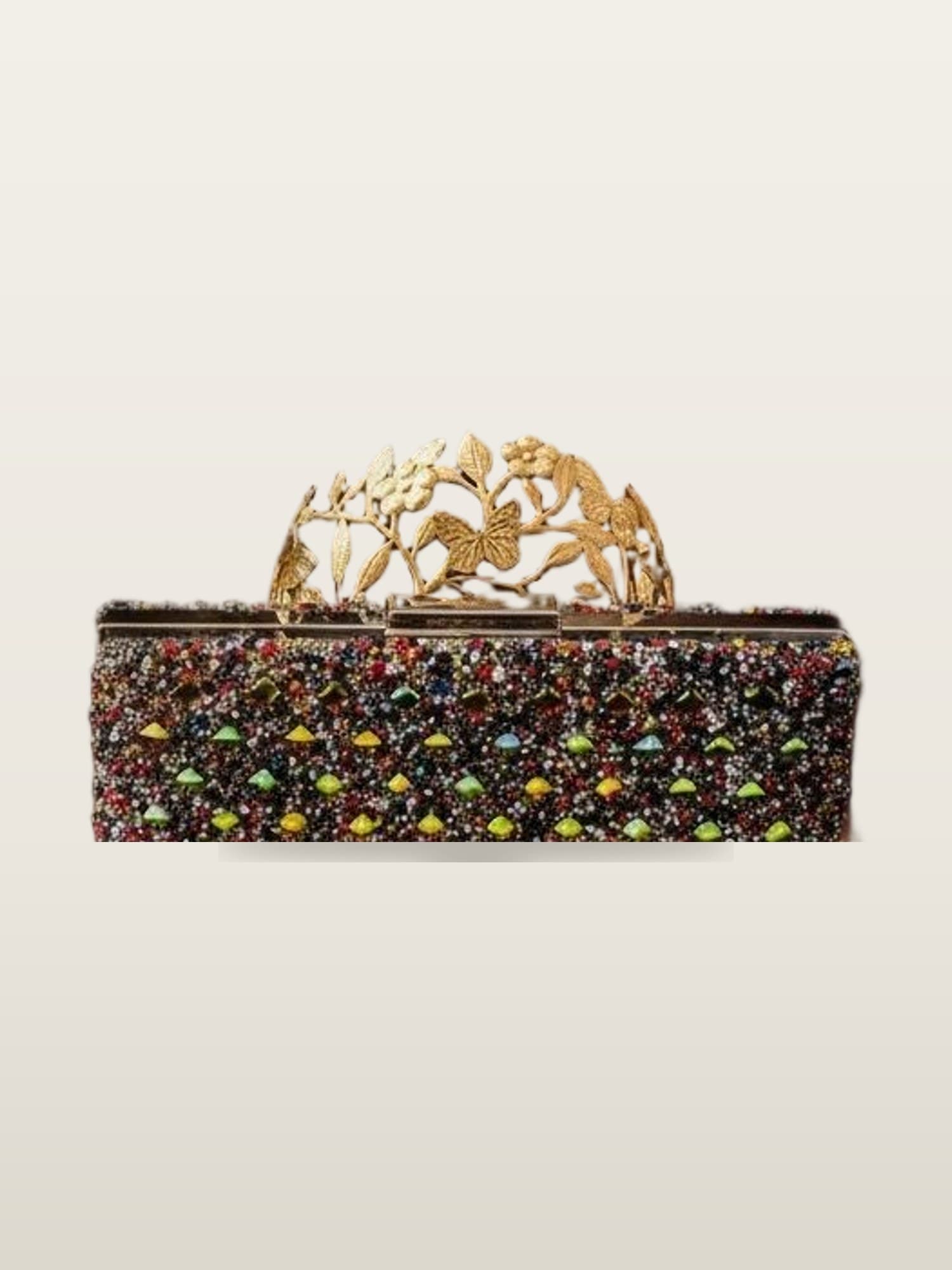 Confetti Beaded Clutch