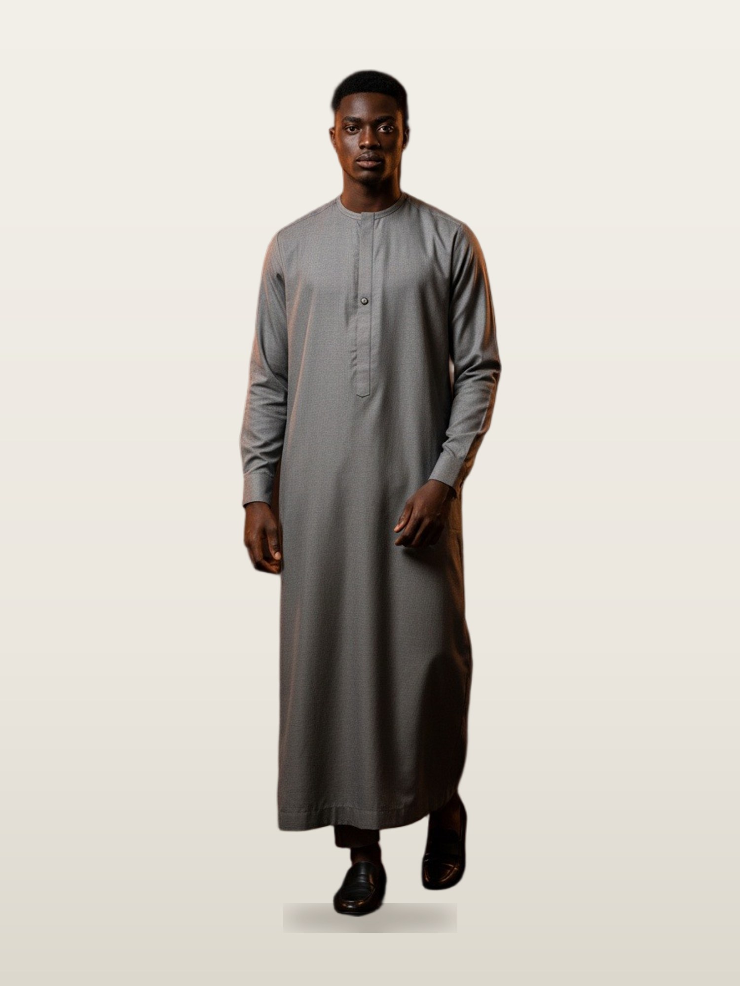 Grey Long Kaftan