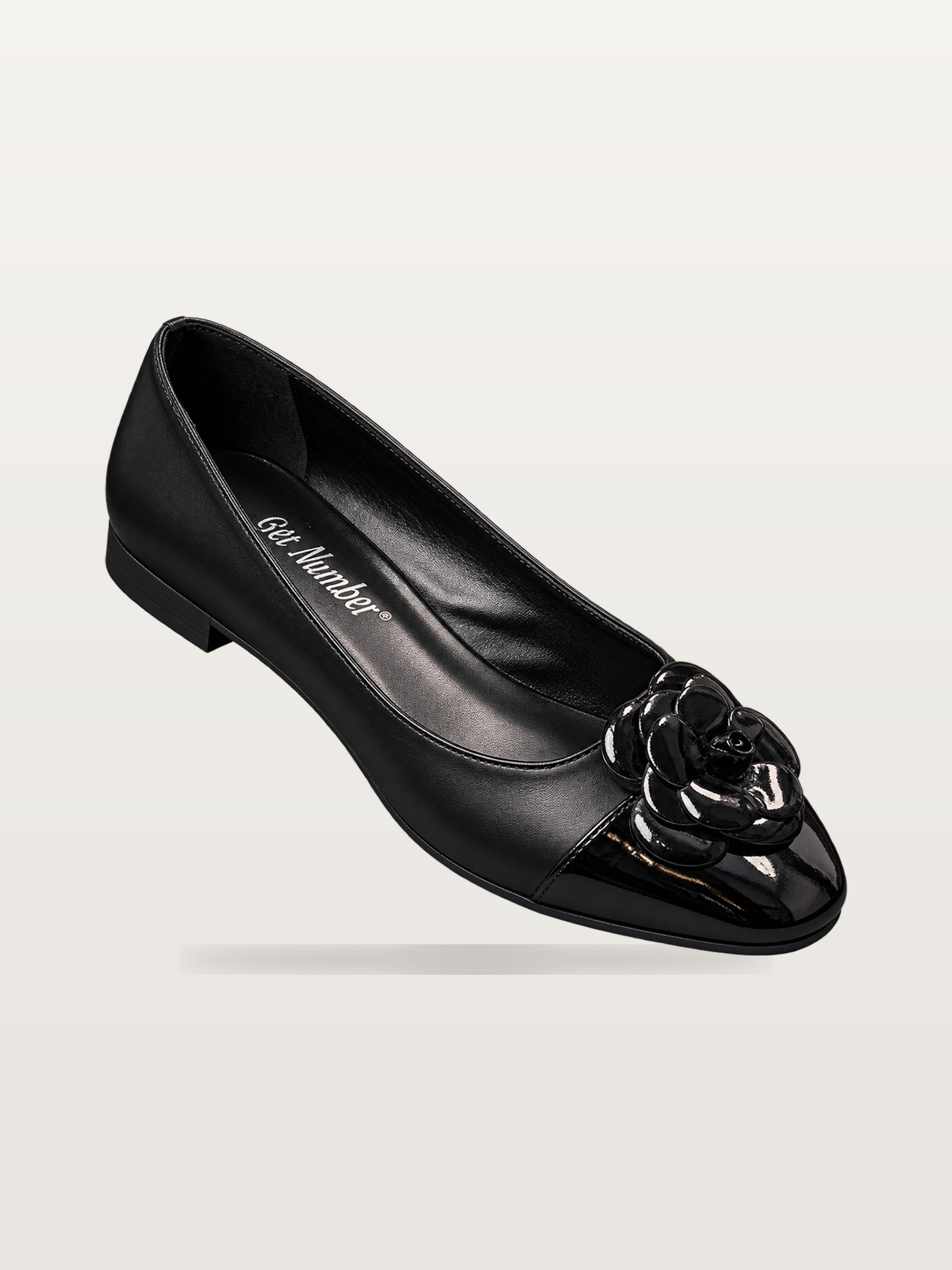 Camellia Pointed Flats