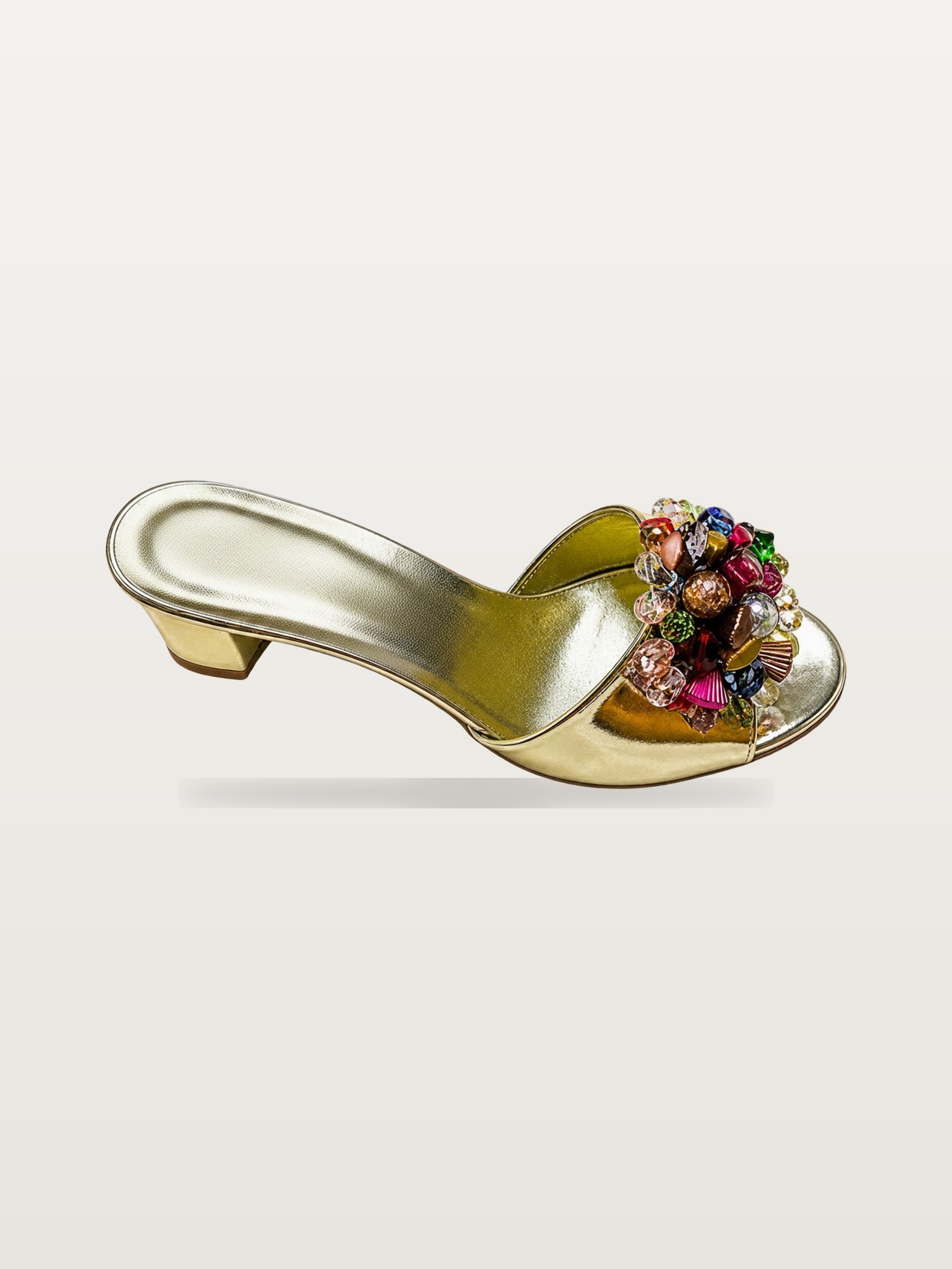 Olive Gem-Cluster Mule